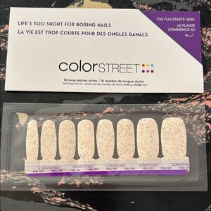 Color Street Cream Nail Strips w/Bronze Flecks- Bohemian Beauty BUNDLE & SAVE!!!